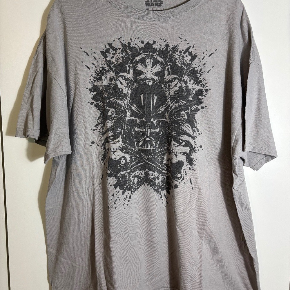Grey Darth Vader Star Wars T-Shirt‎ 2x